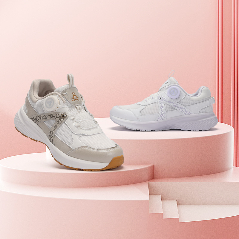 足行健按摩鞋女2025春季新款舒适百搭足弓支撑女鞋怡然自得