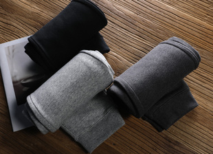 松紧腰束脚外穿卫裤 外贸日单黑灰色加绒运动休闲长裤 女春秋大码