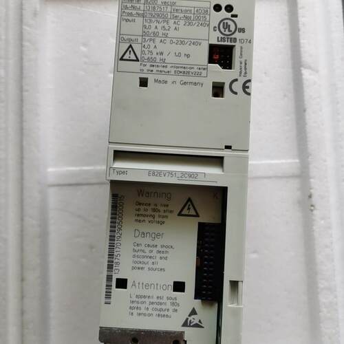 议价E82EV751_2C902 伦茨变频器 0.75KW AC230V 调速装置维修