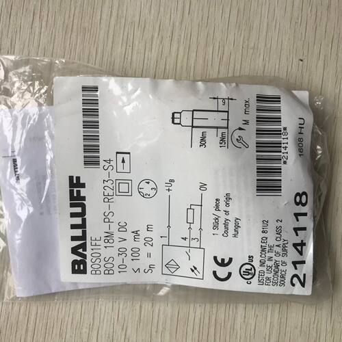 议价BOS01FE BOS18M-PS-RE23-S4 BALLUFF工业光电传感器维修