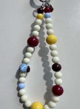 Tomatoes原创*小狗系列*彩色串珠ins风手机挂链相机挂绳