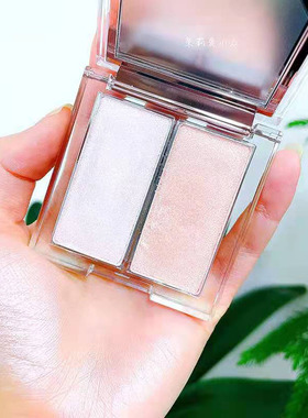 韩国CLIO珂莱欧PRISM双色高光修容提亮立体珠光盘香槟闪粉0102