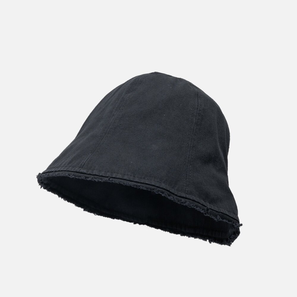 thumbnail for WORLDWIDE big head circumference face small bucket hat worn, washable sunscreen sunshade hat versatile bucket hat tide