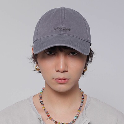 WORLDWIDE/日系复古水洗字母宽松棒球帽大头围显脸小百搭鸭舌帽潮