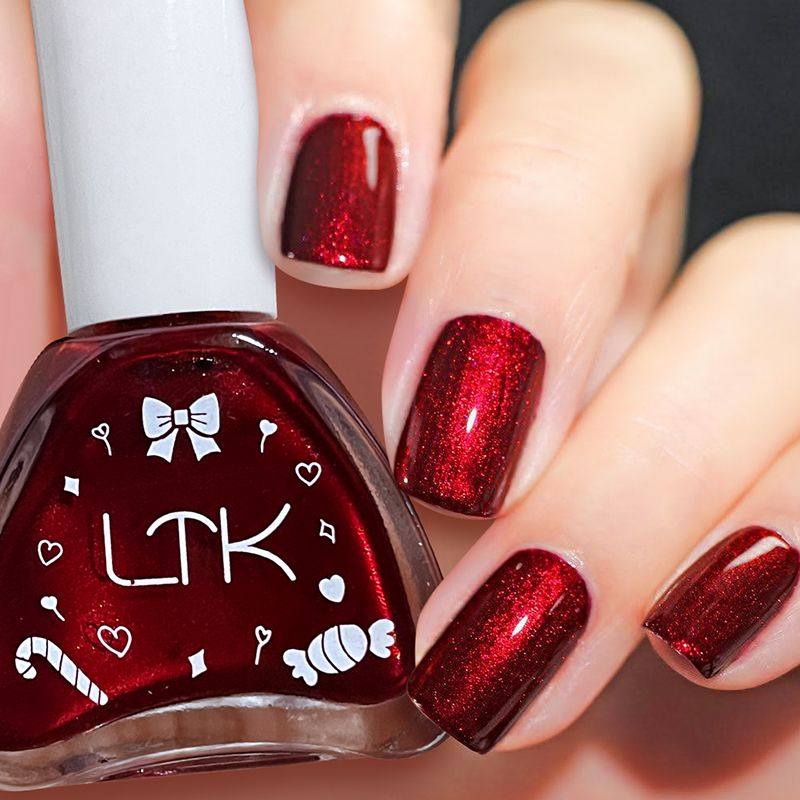 珠光酒红爆闪流行色免烤快干镜面偏光美甲不掉正品指甲油显白高级,彩妆/香水/美妆工具,指甲油,淘宝优惠券,粉丝福利购,淘宝优惠卷
