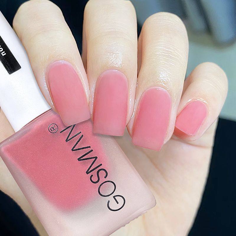 指甲油磨砂哑光免烤不可剥指显白持久流行樱花粉学生少女雾面美甲,彩妆/香水/美妆工具,指甲油,淘宝优惠券,粉丝福利购,淘宝优惠卷