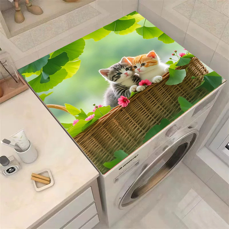 洗衣机盖垫防水防尘罩床头柜微波炉盖巾冰箱盖布防晒免洗硅藻泥垫,居家布艺,洗衣机罩,淘宝优惠券,粉丝福利购,淘宝优惠卷