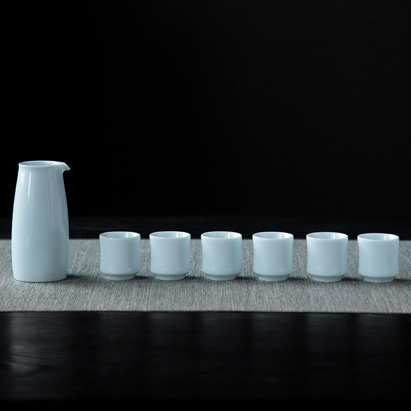 龙泉青瓷酒具套装小酒壶分酒器