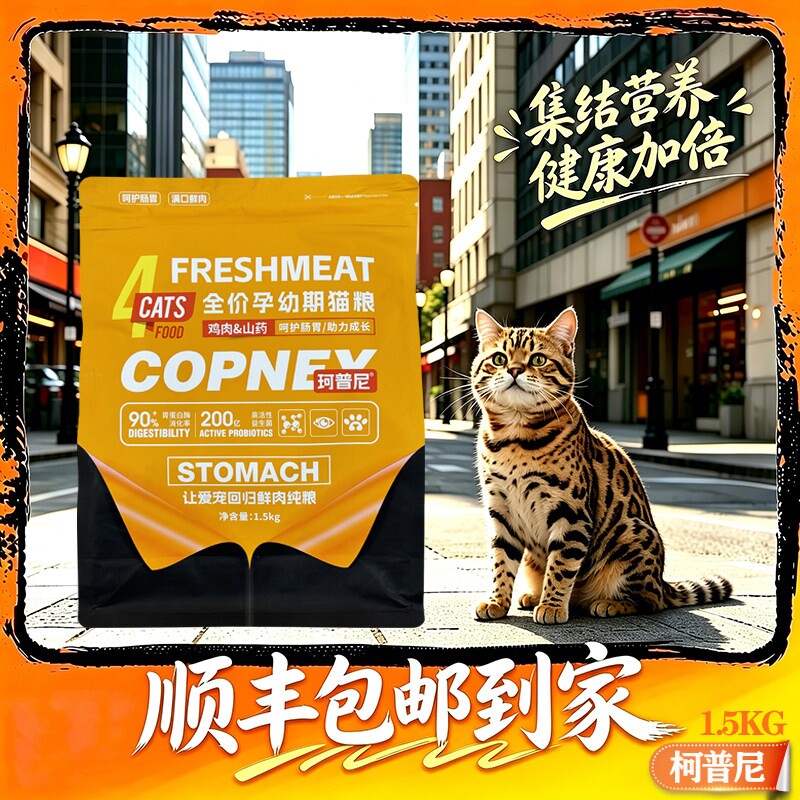 珂普尼猫粮孕幼期1.5kg10kg20斤