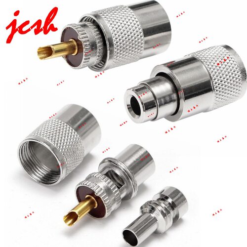 UHF/PL259/SL16/M公头接LMR195/400 RG142 RG58 RG213/214/8U/8X