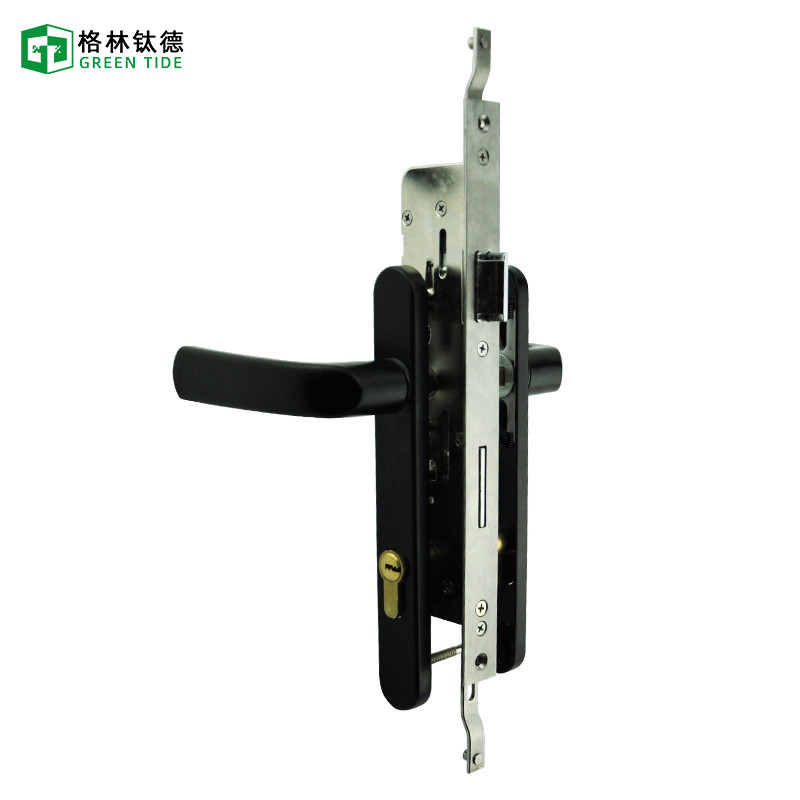 断桥多点双面钥匙保险平开门锁