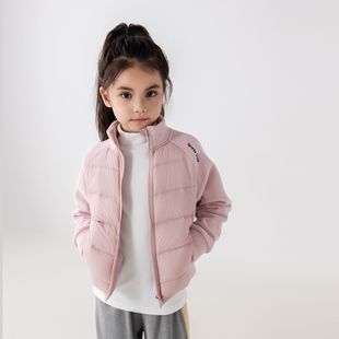 胖东来山姆儿童加绒拼接羽绒服新款90鸭绒中小童男童女童运动短外