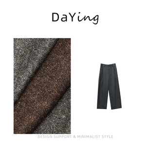 重磅粗花呢苣温暖显瘦微弧ROW风百搭休闲裤 2025秋冬新款 过冬神裤