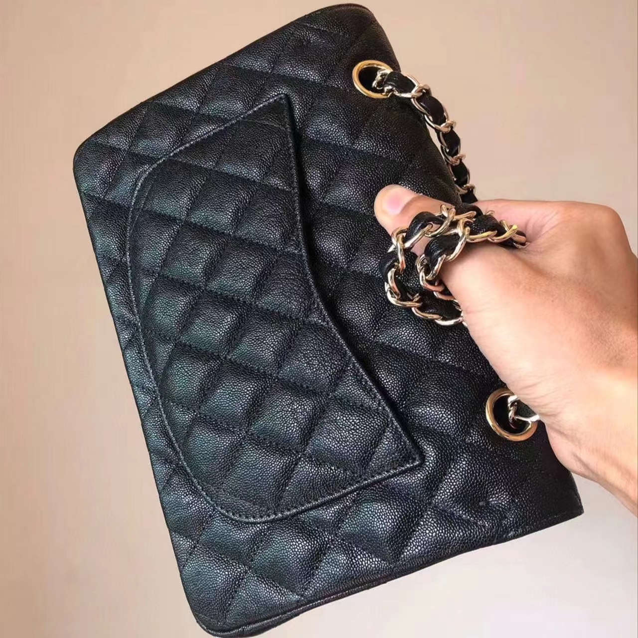 销量王 折扣钜惠 c؜f包包鱼子酱牛皮斜跨宠物背包