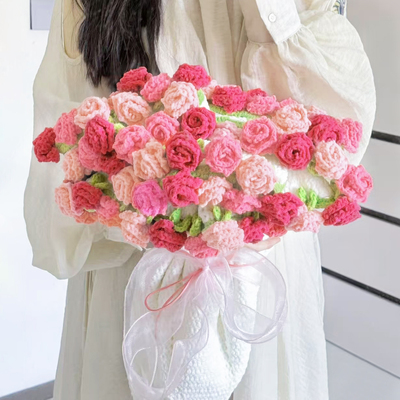 尖角玫瑰花毯子diy材料包