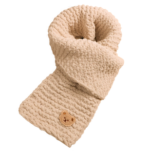 围巾手工diy毛线手织冰条线围脖编织男女生冬季送女朋友男友礼物