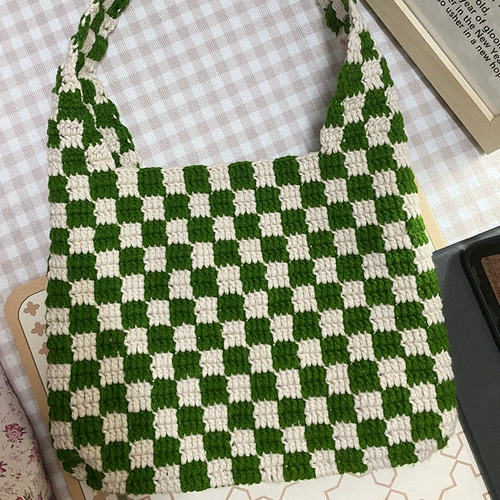 Вязаная сумка ручной работы, шахматы, набор материалов, «сделай сам»