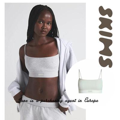 国现 美国 SKIMS COTTON RIB SCOOP棉质螺纹短款吊带内衣背心