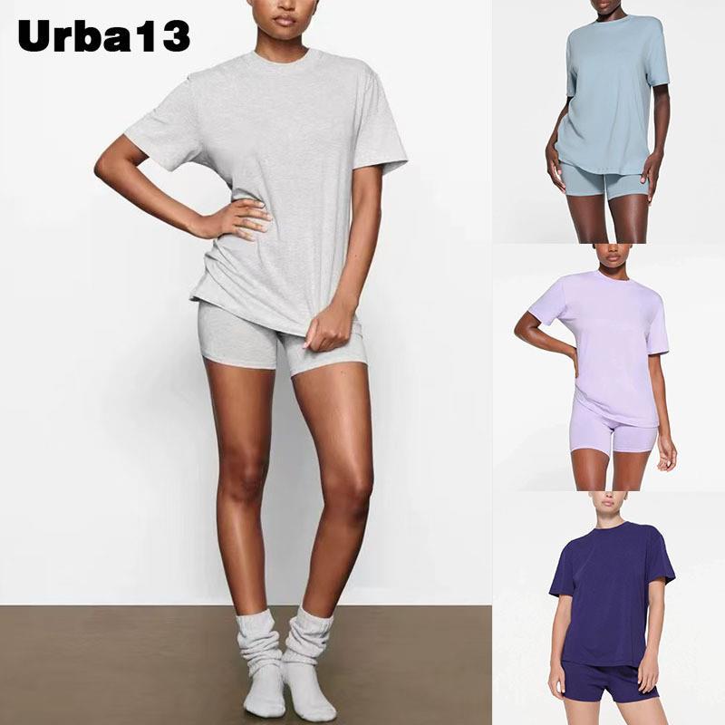 Urba13买手店正品SKIMS COTTON JERSEY上衣基础长袖宽松男友短袖图片