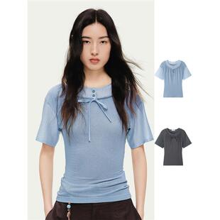 PRO 买手店 me siento 绑带抽绳上衣 26春夏