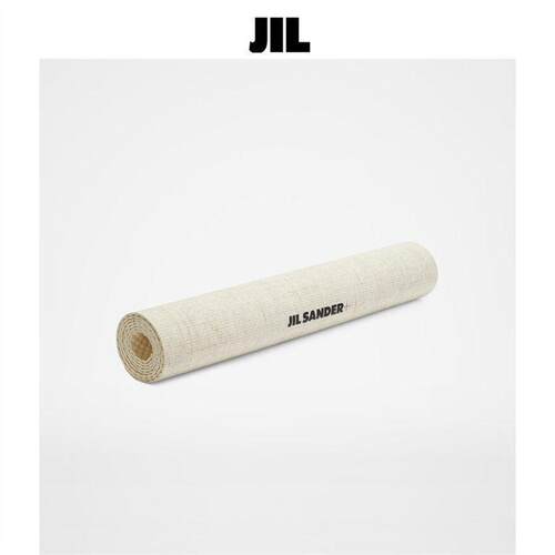 JIL 徽标印花天然橡胶黄麻女士运动瑜珈垫 JIL BASH