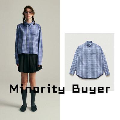 现货 买手店 The barnnet 八奶小众男女同款休闲宽松格子衬衫上衣