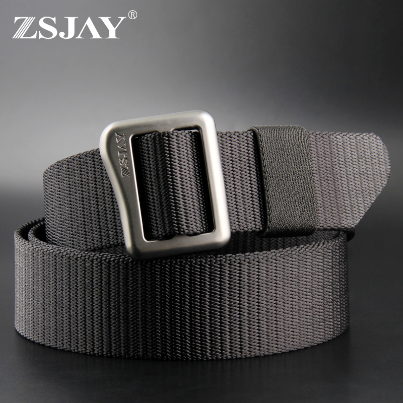 战术户外尼龙腰带帆布皮带男