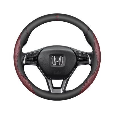 专用于本田雅阁CRV英仕派URV思域飞度皓影方向盘套真皮把套免手缝