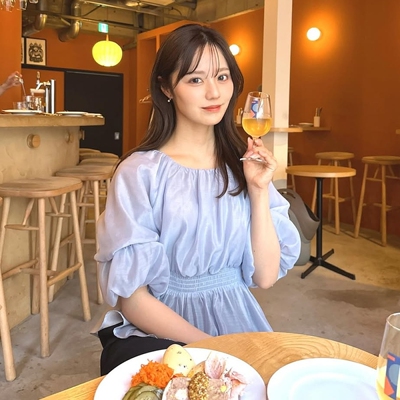 又仙又美~PBD家爆款 珠光薄纱褶皱荷叶边收腰一字领马卡龙色衬衫