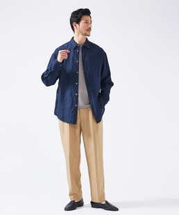 1.7W 休闲长裤 Ab@h0use商务竖条纹锥形易打理TR西装 男士 裤 仅4条