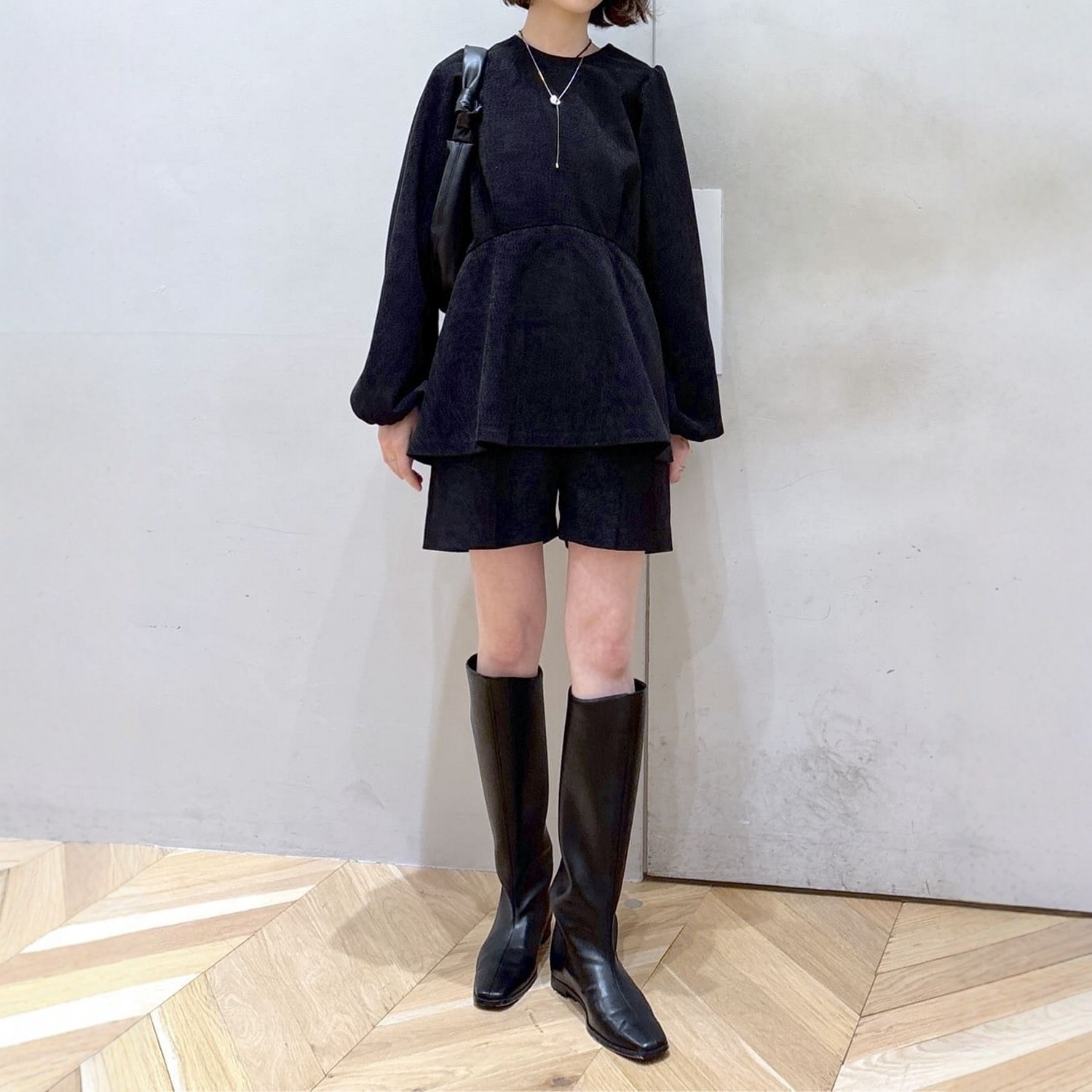 松弛都市时髦 STY1EM1XER超人气 温暖灯芯绒假两件式荷叶连体短裤,女装/女士精品,连体衣/裤,淘宝优惠券,粉丝福利购,淘宝优惠卷