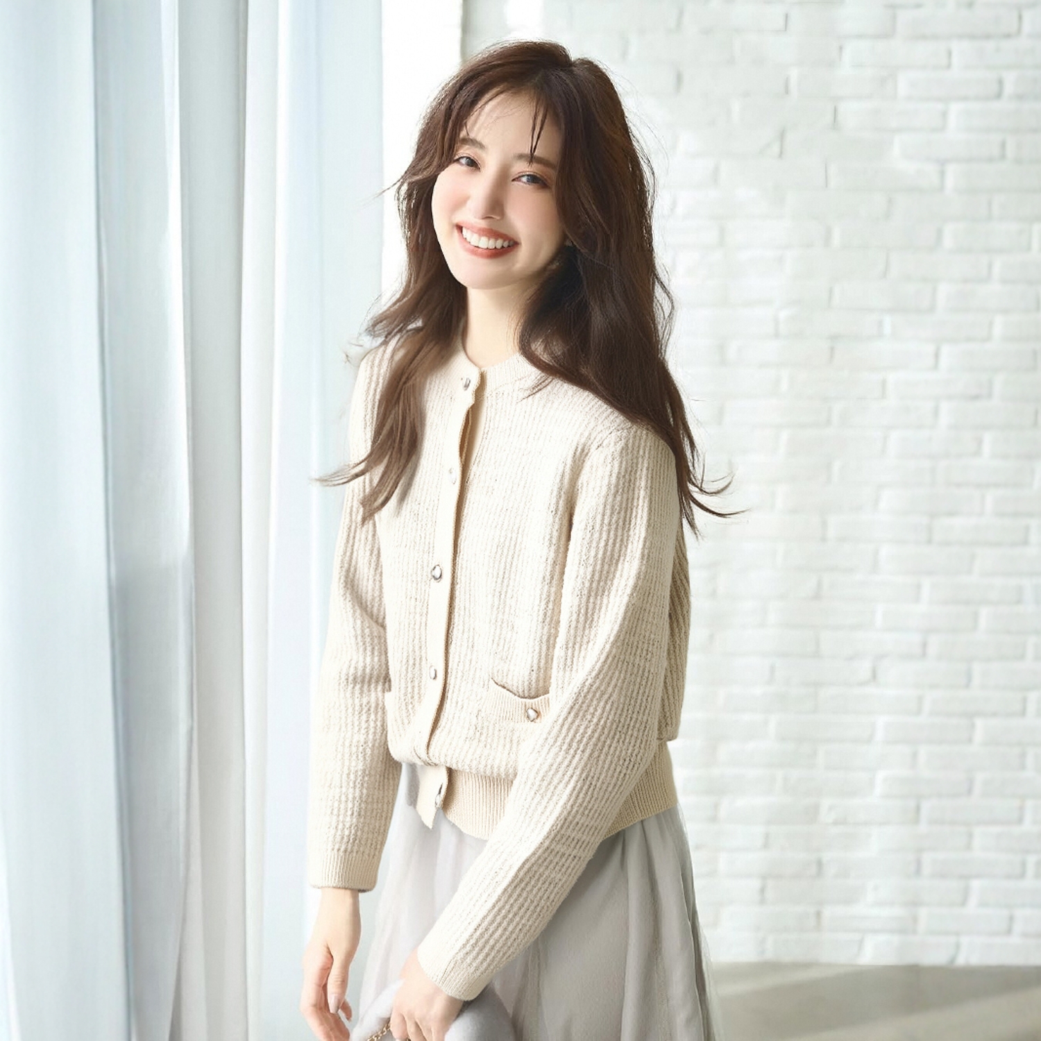 法式精緻名媛范！白富美shou选 小香风亮丝加厚针织开衫夹克外套