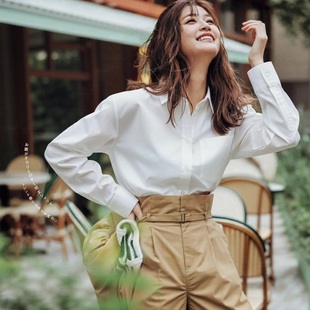 抗皱免烫可机洗自在松弛微宽松落肩衬衫 2WAY袖 MO新苾入 通勤王簰