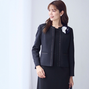 通勤 立体显瘦小香风短款 易打理 花呢 外套 职场王簰经典 代1300Y