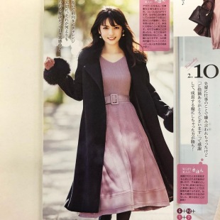 10周年杂志款 优雅X版 版 颜值惊艳 少女腰针织连衣裙 型惊艳 N0e