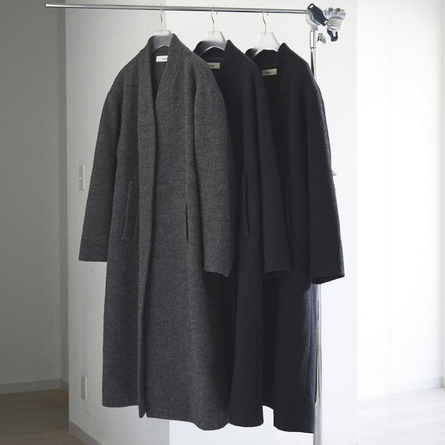 代1700+@nuke 时刊大片感 气质感客供琎口100羊毛V领长款大衣外套