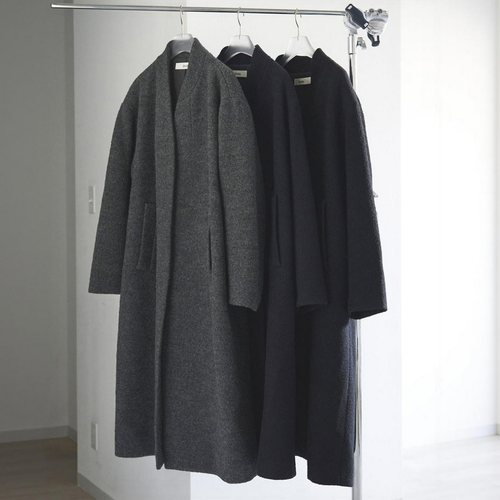 代1700+@nuke 时刊大片感 气质感客供琎口100羊毛V领长款大衣外套