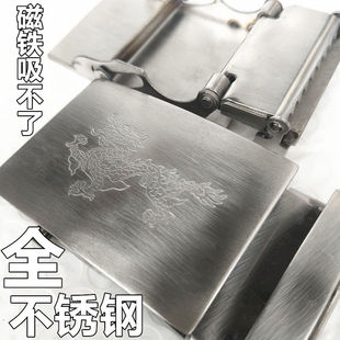 纯不锈钢滚珠自动扣滚珠皮带扣子平滑扣腰带头滚轴扣头耐用不生锈