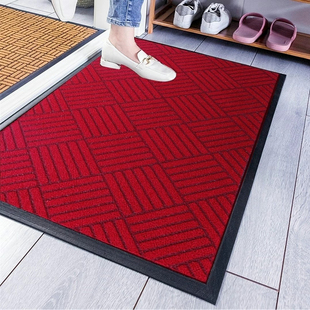 入户别墅大门口地垫玄关进门防滑室外除尘吸水门垫脚垫新款 红地毯