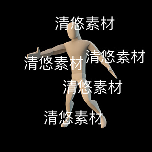 非实物D615 动作捕捉人物骨骼动作被拉着走文件 bip fbx格式