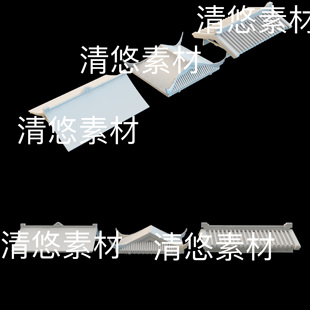 c4d obj格式 中国风古代屋檐门头屋顶古建筑3D文件 非实物E110 fbx