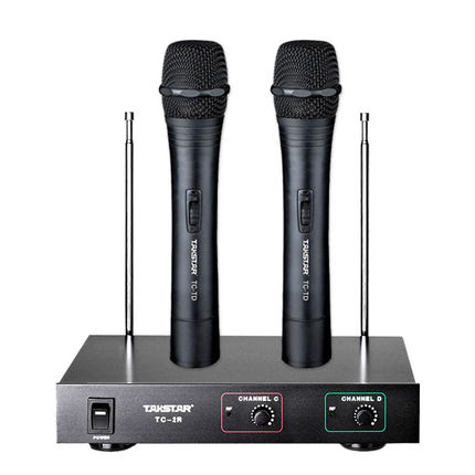 一拖二无线麦克风手持/会议/领夹