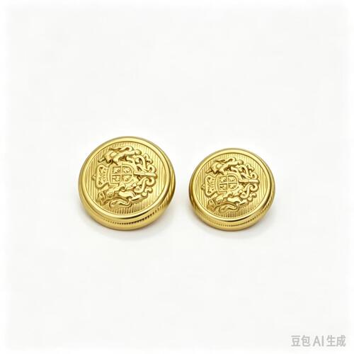 DIY小香风亚光金属扣纽扣