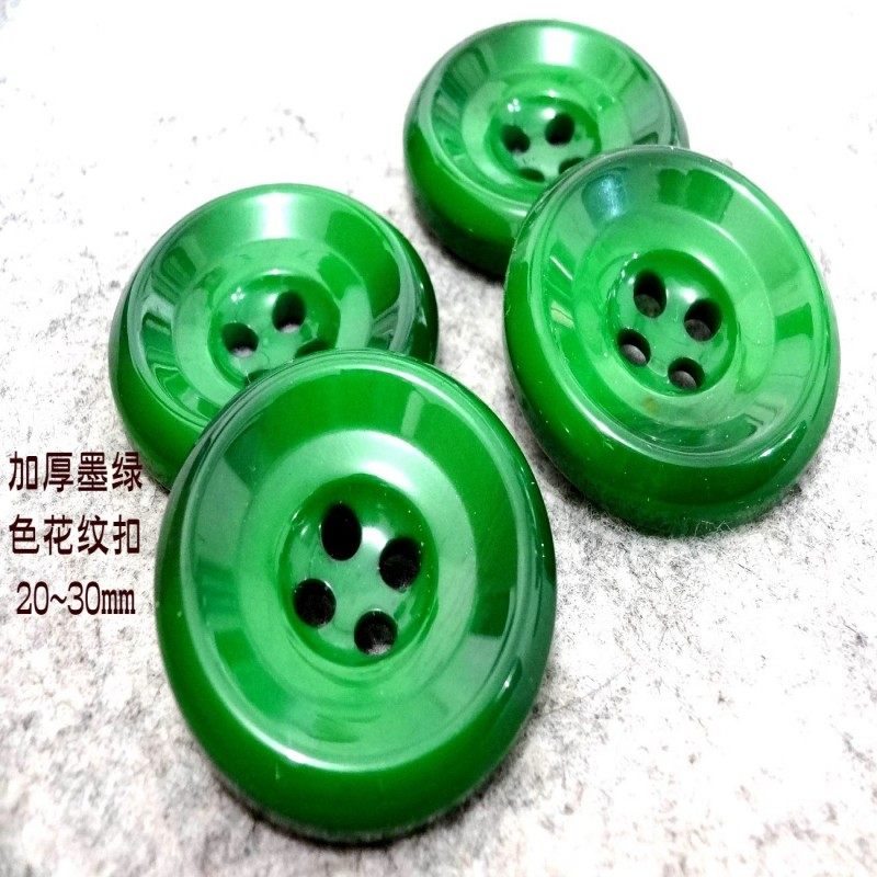 加厚墨绿色羊绒大衣风衣毛衣纽扣