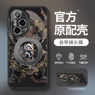 黄道十二星座适用荣耀500手机壳400新款honor防摔300玻璃pro的100磁吸200华为支架支点磨砂指环哑光360°外壳