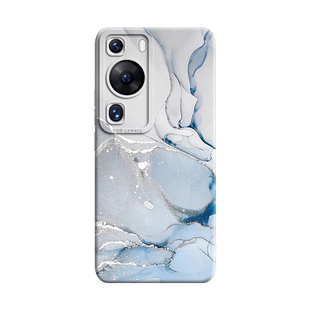 鎏金水墨适用华为p60手机壳新款p高级pro全包50镜头40防摔E液态30硅胶套20保护+男软p60款手机情侣外机女壳6o