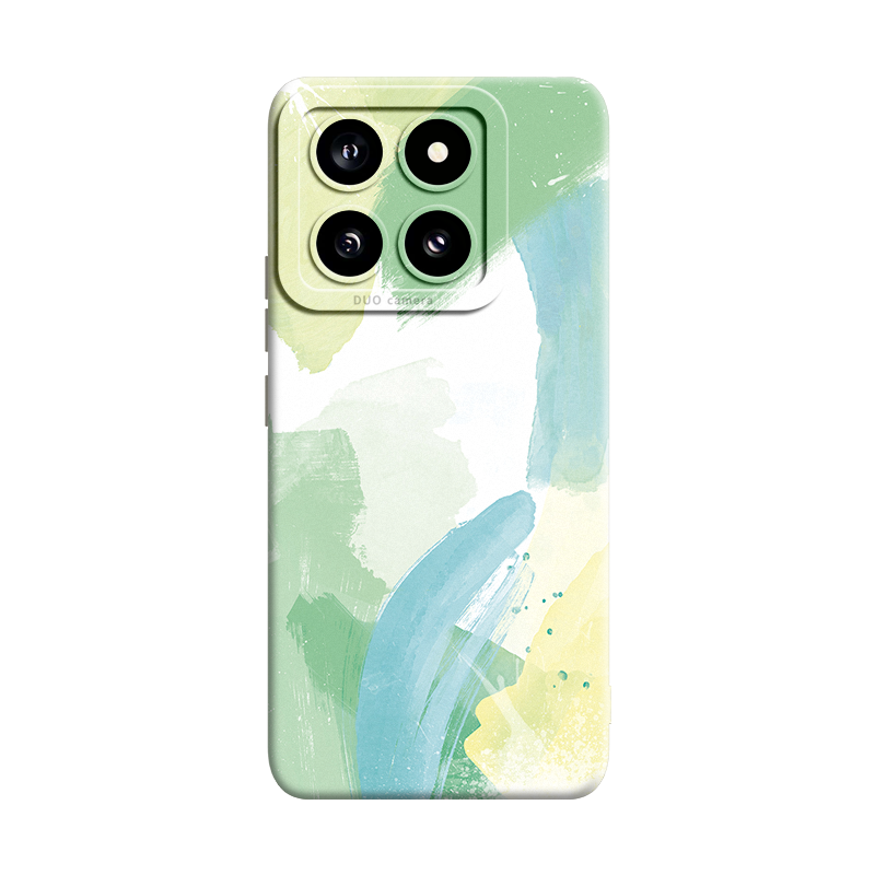 水彩适用小米14手机壳15保护17新款pro防摔15ultra后15pro外壳xiaomi镜头max全包MIUI女xm款