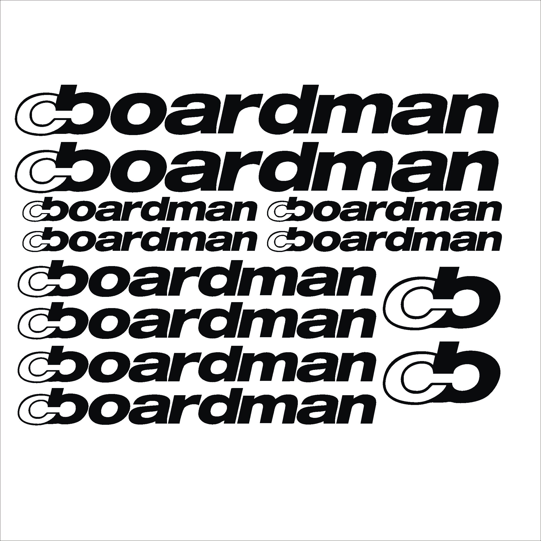 自行车车架贴纸Boardman公路车 贴纸雕刻类镂空贴DIY