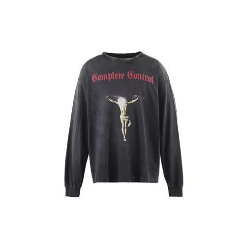 Saint Mxxxxxx Kosuke Kawamura 25ss 水洗破坏长tee