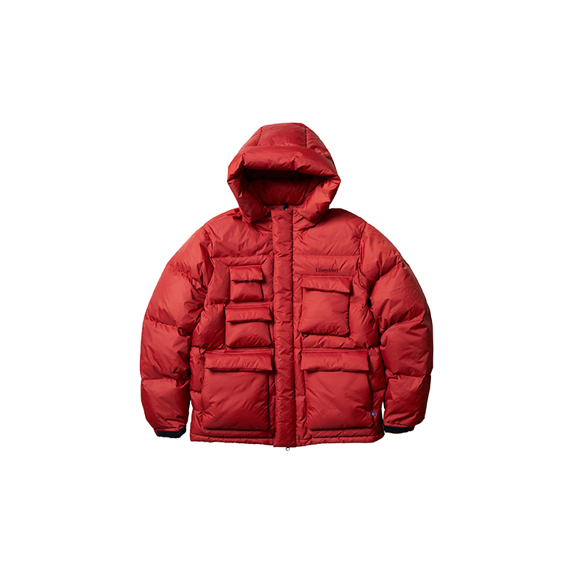 LIBERAIDERS连帽常规羽绒服